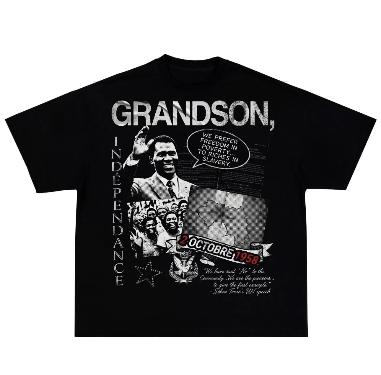 Indépendance t-shirt grandson